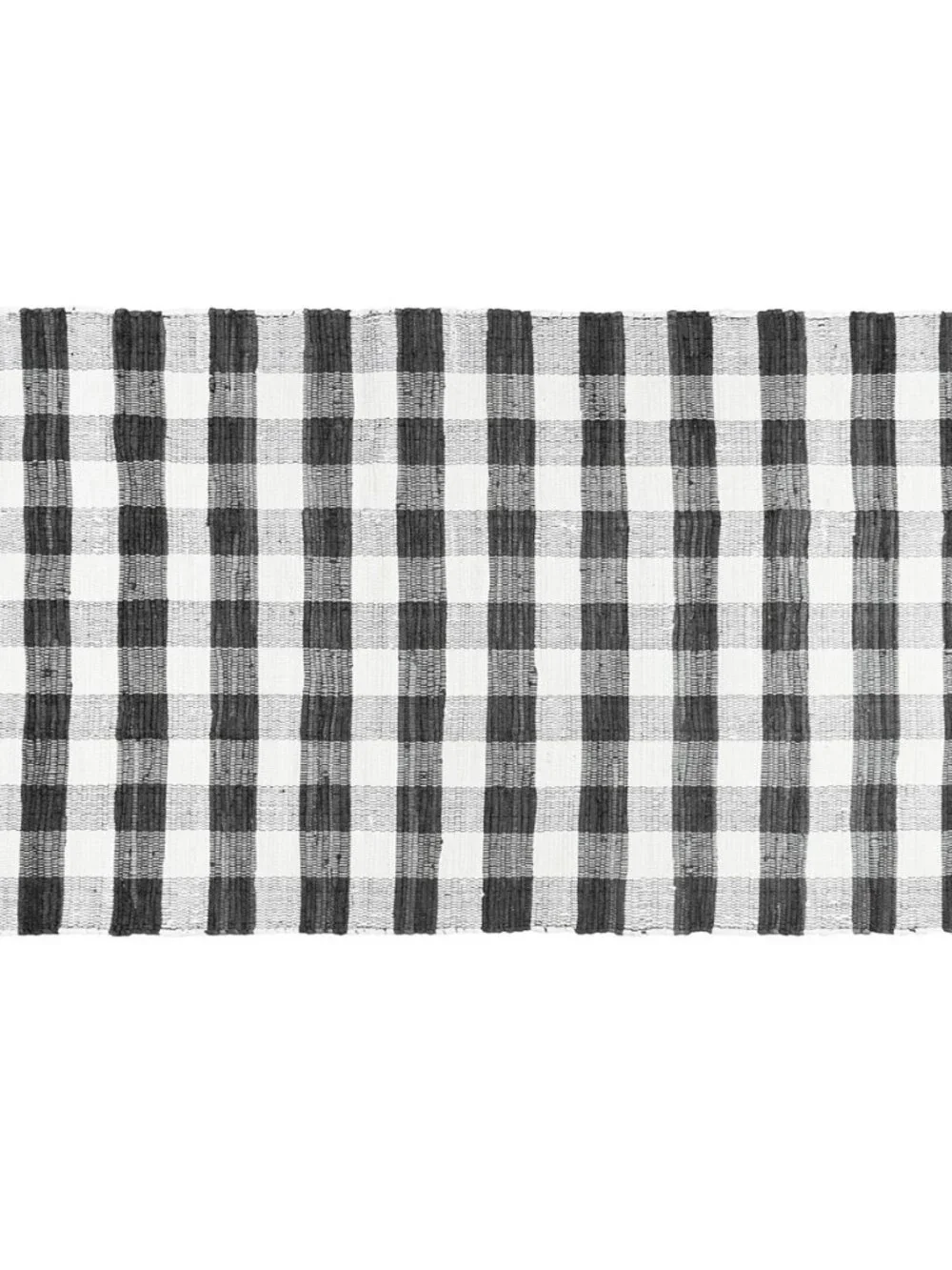 Cotton Reversible Area Rug 3' x 5' Farmhouse Floor Mat, Handwoven Washable